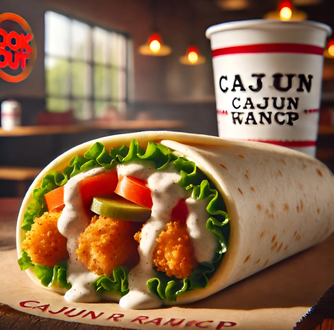 Cookout Cajun Ranch Wrap Price, Nutrition, Allergen and Ingredients ...